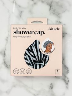 Ready to Ship! Our Luxe Shower Cap allows you to skip a wash day in style. We believe one should never have to sacrifice fashion for function. This is why our chic turban design is perfectly waterproof, comfortable to wear, lasts shower after shower, and beautiful! With elastic at the back and a no-slip silicone grip around the inside, this shower cap is sure to stay put. Benefits: No-slip silicone grip Stylish design Waterproof and quick drying Comfortable to wear No skin indentations Multi-use Wash Day, Luxury Shower, Shower Cap, Sustainable Packaging, Beaded Bags, Plastic Free, Custom Items, Kitsch, Stylish Design