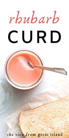 the cover of rhubarb curd