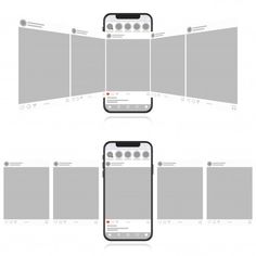 an image of a cell phone with multiple screens on the front and back, in different positions