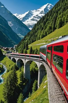 Glacier Express: Scenic Swiss Rail Adventure Train Through Mountains, Trains In Switzerland, Switzerland Glacier Express, Swiss Alps Train, My Rich Life, Train In Switzerland, Trains In Europe, Glacier Express Switzerland Trains, The Swiss Alps