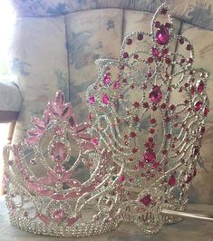 Rose Core, Rosé Core, Glitz Pageant, Miss Congeniality, Pageant Crowns, Rhinestone Tiara, Miss America, Pink Vibes