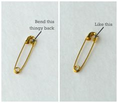 two pictures showing the different types of metal clips and how they are used to attach them