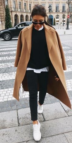 Tomboy Clothing, Outfit Nero, Trending Fashion Ideas, Sneaker Outfits Women, Beige Outfit, Cute Looks, Tomboy Outfits, Great Outfits, Cute Winter Outfits