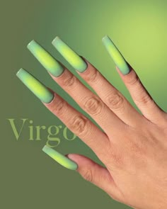 Practical, kind, sensible. 23 August - 22 September. An aesthetic color story of the heart of a Virgo. Virgo Aura, Green Core, Nail Tek, Mail Ideas, Aesthetic Color, 22 September, 23 August