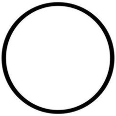 a black and white circle on a white background