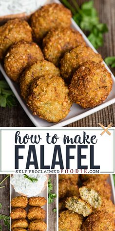 how to make falafel with step by step instructions