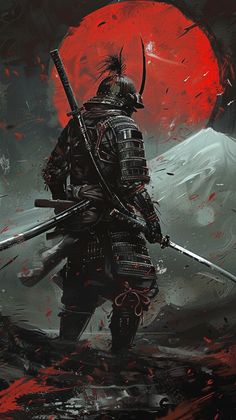 The work is for free use. But all rights and licenses belong to the author Buffik SK. Japanese Art Samurai Wallpaper, Samurai Warrior Tattoo, Madara Uchiha Wallpapers, Samurai Illustration, Madara Wallpaper, Samurai Tattoo Design, Samurai Wallpaper