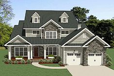 this is an artist's rendering of these country house plans