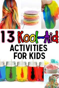 colorful activities for kids that are fun and easy to do with the kids in the classroom