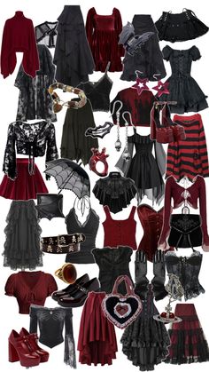 Vampire Aesthetic Clothes, Vampire Clothes, Vampire Aesthetic, Swaggy Outfits, Gothic Outfits, Goth Outfits, Alternative Outfits, Really Cute Outfits, Dark Fashion