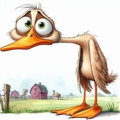 an image of a cartoon bird with big eyes