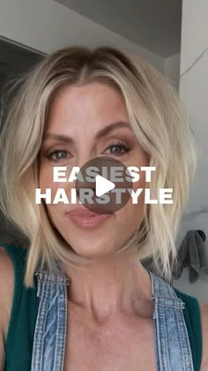 Jocelyn McClellan on Instagram: "EASIEST HAIRSTYLE, keep watching! 🫶🏼  If you’ve been following my page, you know that this style is on repeat for me. Ever since @chrisjones_hair taught it to me, I always recreate it. If you’re new to my page, get ready for the first day of the rest of your life ;) Haha, but really, I do find this style to be game-changing—so easy and so dang cute!  1. First, blow dry your hair until it’s mostly damp. 2. Then, grab your heated round brush and finish drying your hair with that to smooth it out. 3. Once you reach the very top section, grab around three velcro rollers and pin them in place. They should be stacked like a mohawk—one in front of the other :) 4. You can be done there, OR I always like to add two face-framing curls with my flat iron or curling i Jocelyn Mcclellan, Heated Round Brush, Waves With Curling Iron, Face Framing Hair, Sleek Short Hair, Products Recommendations, Velcro Rollers