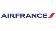 the airfrance logo on a white background