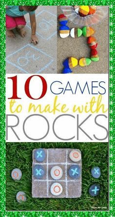 ten games to make with rocks