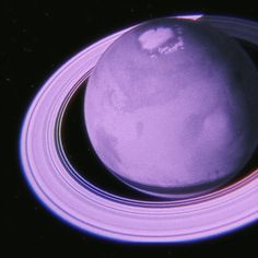 an image of the planet saturn taken from space