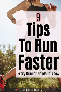 running tips to run faster Running Plan To Get Faster, How To Improve Your Running, Tips To Run Faster, How To Become A Better Runner, Run Faster Workout, Run Faster Tips, How To Become A Runner, Running Strategies, How To Run Faster And Longer