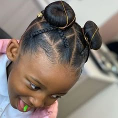 Black Baby Girl Hairstyles, Baby Girl Hairstyles Curly, Childrens Hairstyles, Cabello Afro Natural, Cute Toddler Hairstyles, Lil Girl Hairstyles, Kids Curly Hairstyles, Kid Braid Styles, Toddler Hairstyles