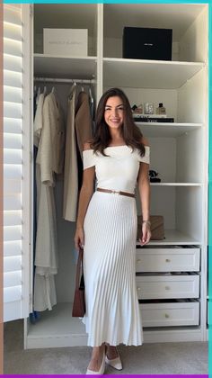 2024 Cute Outfits, Summer Conservative Outfits, Cool Modest Outfits, Sophie Knight, Dressed Up Outfits, Skirt Outfits Ideas, Old Money Winter, Soft Feminine Outfits, White Outfits For Women