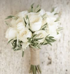 Gardenia Wedding, White Garden Roses, Small Wedding Bouquets, Prom Bouquet, Olive Wedding, Olive Branches, Olive Grove