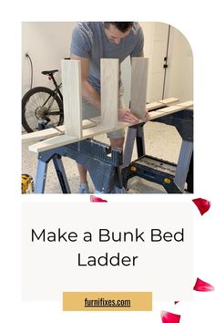 Make a Bunk Bed Ladder Bed Frame Legs, Bed Ladder, Metal Steps, Rope Ladder, Pvc Pipes