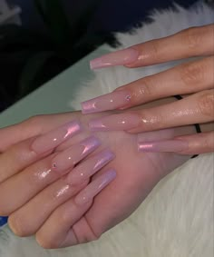 Unicorn Chrome Nails, Unicorn Chrome, Health Nails, Chrome Nail, Girly Acrylic Nails, Classy Acrylic Nails, Long Acrylic Nails Coffin, Long Square Acrylic Nails, Unique Acrylic Nails