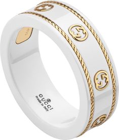 Gucci Icon White Zirconia Ring | Nordstrom Gucci Ring, Jewelry Logo Design, Icon White, Jewelry Logo, Zirconia Rings, Gucci Jewelry, Monogram Ring, Gold Rings Fashion, Dessin Adorable