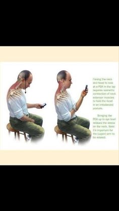 Health Articles Forward Head Posture Exercises, Text Neck, Alexander Technique, Forward Head Posture, Chiropractic Clinic, Chiropractic Wellness, Neck And Back Pain, Poor Posture