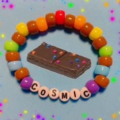 Please Do Not Hesitate To Message Me If You Want The Bracelet Bigger Or Smaller. Or Want It Customized! (3*) Kandi Patterns Bracelets, Kandi Bracelets Ideas, Keychains Ideas, Stretch Beaded Bracelets Diy, Rave Bracelets, Friends Bracelet, Candy Bracelets, Bracelets Kandi, Cosmic Brownies