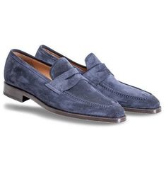 Mens Suede Loafers, Loafer Shoes For Men, Suede Shoes Men, Quality Leather Boots, Navy Blue Shoes, Suede Leather Shoes, Leather Loafer Shoes, Suede Moccasins