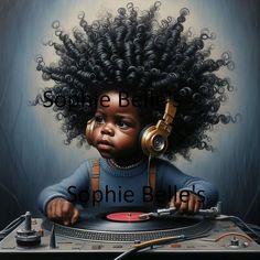 Afroamerikaner Baby DJ gerahmtes Kunstwerk Wandkunst Raumdekor Musikliebhaber Musikzimmer Kunst Urban Artwork Wohnkultur Afro Art für Kinderzimmer Feiern Sie den Musikliebhaber in Ihrem Leben oder fügen Sie Ihren Wänden einen Hauch von musikalischer Laune mit diesem hochdetaillierten gerahmten Druck einer Kunst von Sophie Belle's. Das Stück misst 11 "x 14" Der Druck erfolgt auf Archivpapier, um ein farbenfrohes Design zu gewährleisten. Hochwertiger Bilderrahmen aus MDF. LexJet Premium glänzendes Framed Artwork Wall, Room Decor Music, Music Room Art, Art For Kids Room, Urban Artwork, American Baby, Wall Art Room Decor, Wall Art Room, Art Room Decor