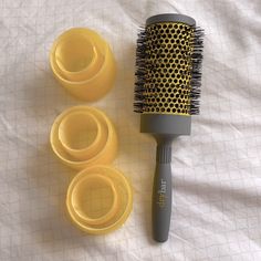 Drybar High Top And Brush Set. Nothing Wrong With It Just Never Used It. Gray Yellow, Brush Set, High Top, Womens Hairstyles, High Tops, Yellow, Hair, Color, Brush Sets