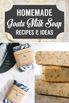 homemade goats milk soap recipes and ideas to use them in the kitchen or at home