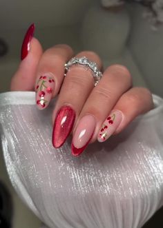 Polygel Nail Inspo Almond, Almond Inspo Nails, Nails Idea Almond, New Trending Nails 2024, Nails For Concert, Short Gel X Nail Designs, Short Almond Nails Designs, Almond Nail Art Designs, Almonds Nails