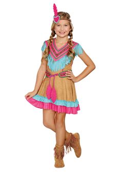 Girls Native Beauty Costume Indian Girl Costumes, Halloween Costumes 2016, Girl Halloween Costume, Girl Halloween, Group Halloween Costumes, Halloween Costumes For Teens, Cute Halloween Costumes, Super Hero Costumes, Boys Clothes Style