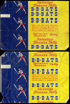 two tickets for the boston red sox are shown in blue and yellow paper with images of baseball players on them