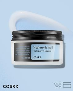 Plumping up your fine lines while delivering intense moisturization, COSRX Hyaluronic Acid Intensive Cream is formulated to bring back your skin to where it came from. Safe for all skin types. Sensitive, dry, and acne-prone. Cosrx Hyaluronic Acid, Cosrx Hyaluronic, Hyaluronic Acid Moisturizer, The Ordinary Hyaluronic Acid, Moisturizer For Sensitive Skin, Korean Skin Care, Moisturizing Face Cream, Body Sunscreen, Korean Skin