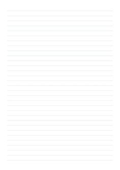 a white lined paper with lines on it