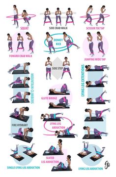 a poster showing how to do an exercise