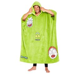 Rick And Morty Clothing, Rick And Morty Design, Rick E Morty, Rick And Morty Hoodie, Sweat Oversize, Mens Fleece Hoodie, Rick Y Morty, Sweatshirt Blanket, Oversized Blanket