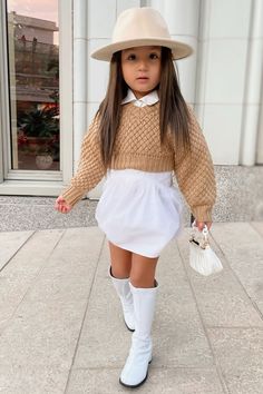 Available In Mocha And Blue. Chunky Knit Sweater Long Sleeve V-Neck Cropped Mommy And Me I Adore You Sweater 100% Acrylic Imported | Mini I Adore You Sweater in Mocha size 6/6X by Fashion Nova Kids Outfits Daughters, Fashion Baby Girl Outfits, Toddler Girl Style, I Adore You, Chunky Knit Sweater, Fashionable Baby Clothes, Adore You