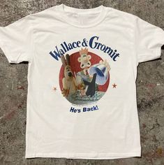 Wallace And Gromit Shirt, 1989 Shirt, Wallace And Gromit, Tee Shirt Outfit, Personalized T Shirt, Mia 3, 가을 패션, Graphic Shirt, Halloween Gift