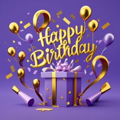 Lilac Paint, Birthday Purple, Paint 3d, Happy Birthday Frame, Happy Birthday Wishes Quotes, Birthday Congratulations, Birthday Stuff, Birthday Wishes Quotes, Bold Text