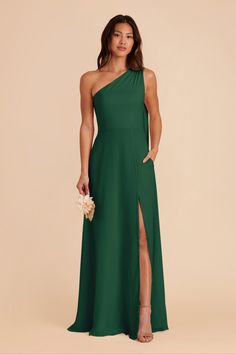 Discover this one shoulder, convertible bridesmaid dress, available in Almond. Shop Birdy Grey! 3 dresses in 1? Yes please! With this one-shoulder bridesmaid dress, the options are endless. | Forest Green Bridesmaid Dress Chiffon Size 2X | Birdy Grey Melissa Forest Green Bridesmaid Dress, Forest Green Bridesmaid, Emerald Bridesmaid Dress, Green Chiffon Bridesmaid Dress, Emerald Bridesmaid, Forest Green Bridesmaid Dresses, White Dresses For Sale, Emerald Green Bridesmaid Dresses, Green Bridesmaid Dress