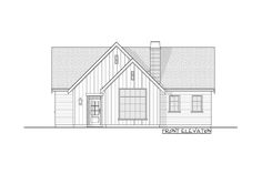 this is the front elevation of these house plans