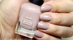 Trending mauve shade Nail Polish Sally Hansen, Nail Colors For Pale Skin, Sally Hansen Nail Polish, Chanel Nail Polish, Sally Hansen Nails, Nails Pretty, Glitter Nail Polish, Red Nail