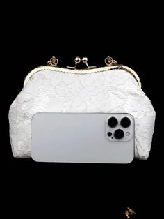 BirdinBag - Chic Chiffon Flower Clutch: Perfect for Evening Parties Feminine White Bag For Party, Feminine White Party Bag, Elegant Spring Bags, Elegant Spring Pouch Evening Bag, Elegant Spring Evening Pouch Bag, Elegant Shoulder Bag For Spring Party, Elegant Party Shoulder Bag For Spring, Elegant White Clutch For Spring, Elegant Spring Party Shoulder Bag