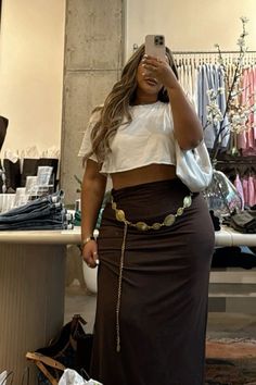 Looks Hip Hop, Skirt And Crop Top, Mode Hippie, New Classic, Looks Style