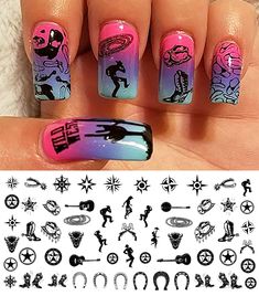 www.moonsugardecals.com offers over 100 different salon quality nail art decal sets for any occasion. We also do custom orders. #countrywestern #country #cowgirl  You can also find us on Amazon http://www.amazon.com/s/ref=nb_sb_noss?url=search-alias%3Daps&field-keywords=Moon+sugar+Nail+Art Country Girl Nails, Sugar Nail Art, Western Nail Art, Indian Nails, Western Nails, Sugar Nails, Country Cowgirl, Girl Nails, Waterslide Decals