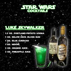 star wars cocktails are available for purchase on the webpage, and they look great