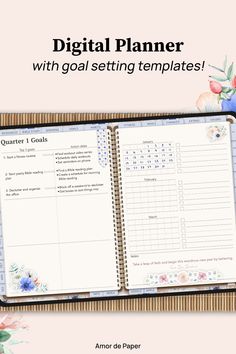 Imagine a year where you feel aligned, focused, and inspired. 🤩 This life goal planner is perfect for helping you reach your goals and create a year full of purpose. Maybe you have personal goals you want to meet... Or maybe you want to focus on spiritual goals... Whatever your focus is, this life planner can help make it easy! It has a yearly goal template, quarterly goal templates, and 24 individual goal templates that help you break down your goals into easy to manage action steps. Plus, there's an entire section of fitness templates if health and fitness goals are your focus! Tap "Visit Site" to go to Etsy and get this digital planner and start making meaningful progress, one step at a time, toward your dream year!